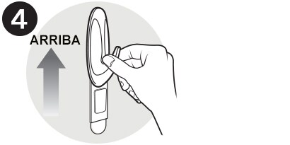 slide the hook up and off
