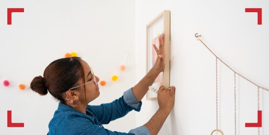 Espacios organizados con Ganchos Command
