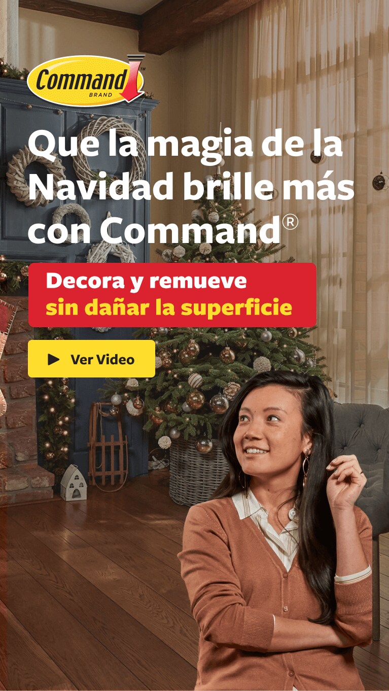 Que la magia de la Navidad brille más con Command®.